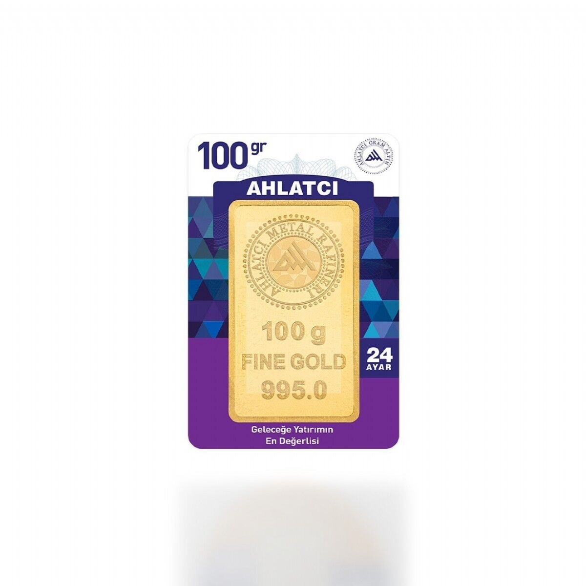 24 Ayar 100 Gram Külçe Altın