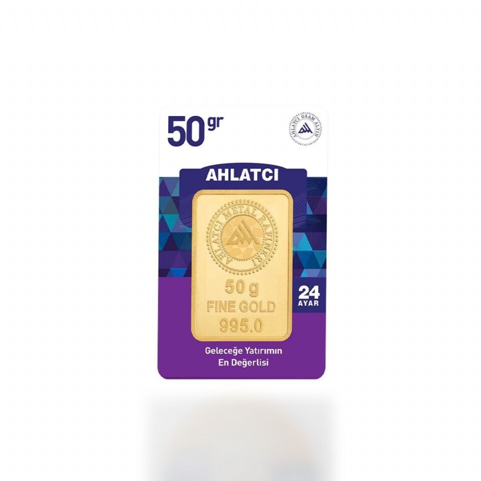 24 Ayar 50 Gram Külçe Altın